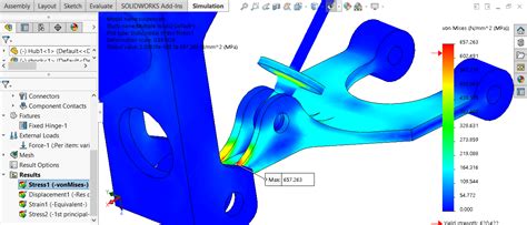 solidworks stress simulation